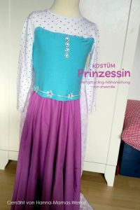 Kostüm "Prinzessin" (Kosenlose Upcycling-Nähanleitung für alle Größen)