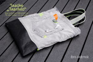 Stofftasche Taschilo, eine kostenlose Nähanleitung von shesmile DIY.
