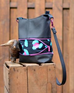 Handtasche ZipKram - Nähanleitung und Schnittmuster von shesmile DIY