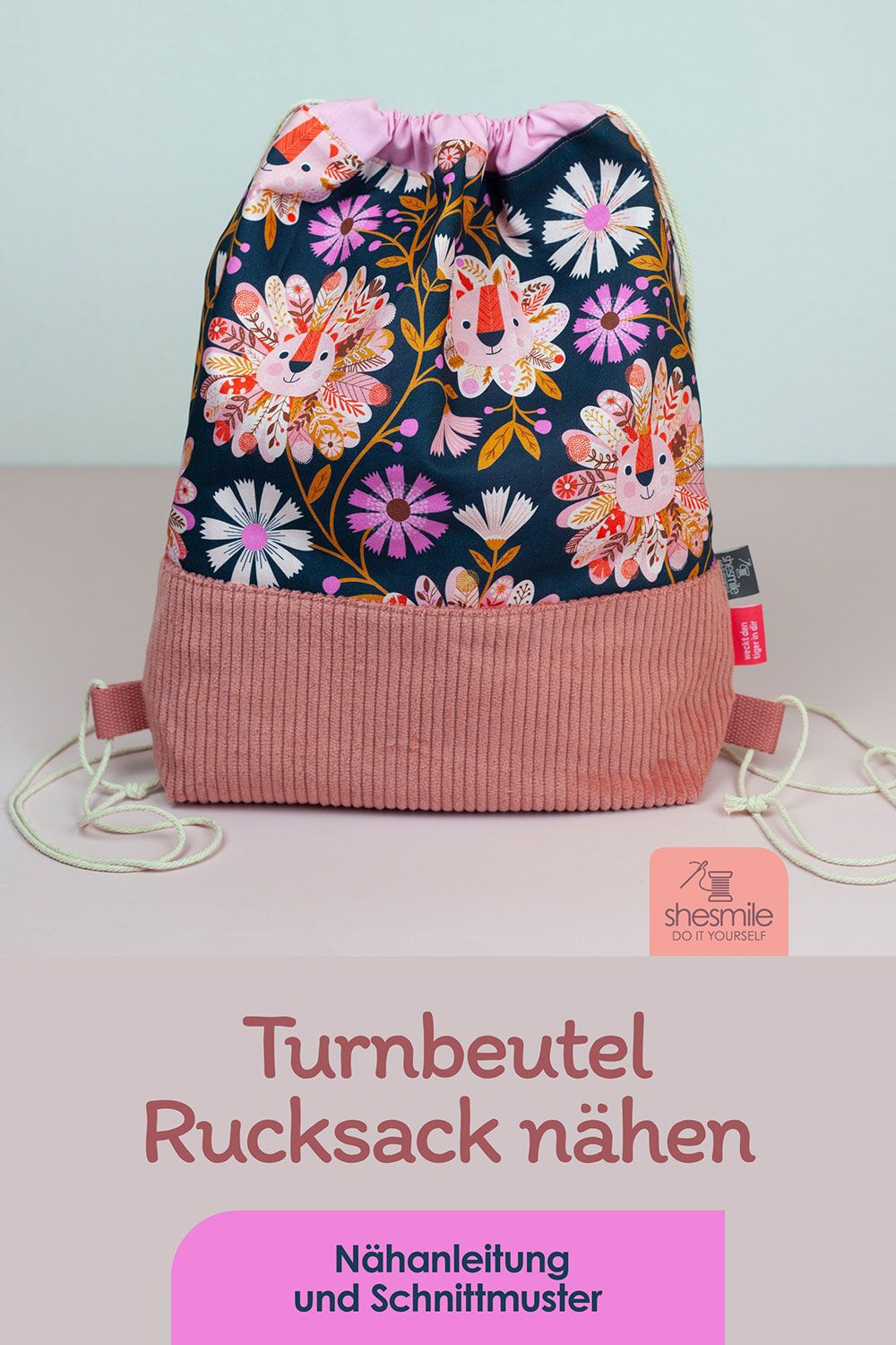 Turnbeutel Hanno - Jetzt mit Schnittmuster und neuem Design