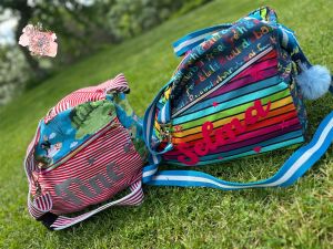 Inline Skates Tasche SusiSkates genäht von Evashandmade, Nähanleitung und Schnittmuster von shesmile DIY.