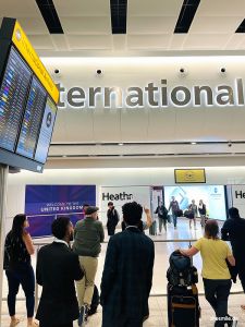 Besucherhalle London Heathrow
