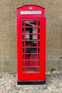 Rote Telefonzelle