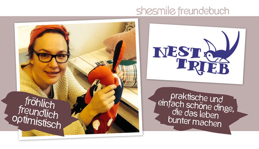 Freundebuch-Eintrag: Olga Kolmak von Nesttrieb Atelier
