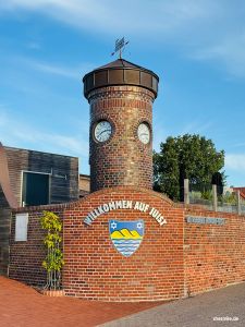 Alter Bahnhof Willkommensturm auf Juist