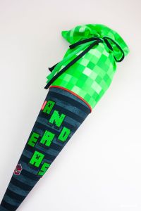 Eine Minecraft Schultüte für das Patenkind nähen (mit Videoanleitung)