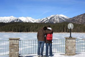 Eibsee im Winter, Februar 2010