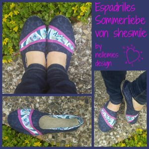 Espadrilles "Sommerliebe" (Kostenlose Nähanleitung mit Schnittmuster)