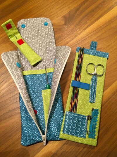 Ich habe dein Schnittmuster erhalten und ein tolles Strickutensilo daraus entworfen. Vielen Dank nochmal.