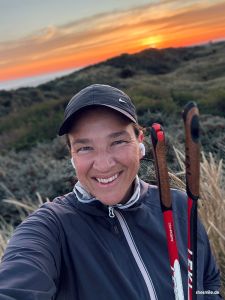Am Strand bei Sonnenaufgang auf Juist