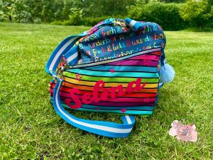 Inline Skates Tasche SusiSkates genäht von Evashandmade, Nähanleitung und Schnittmuster von shesmile DIY.