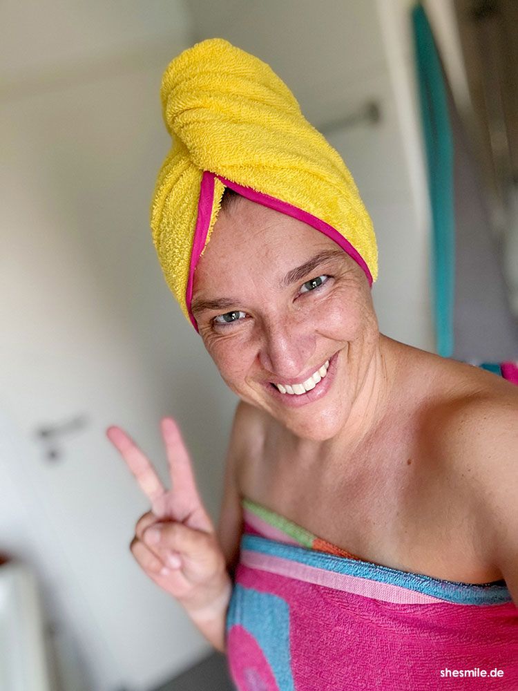 Haartrockentuch "Tina Turban" (Nähanleitung und Schnittmuster)