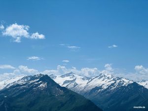 Blick vom Wildkogel auf die Venedigergruppe