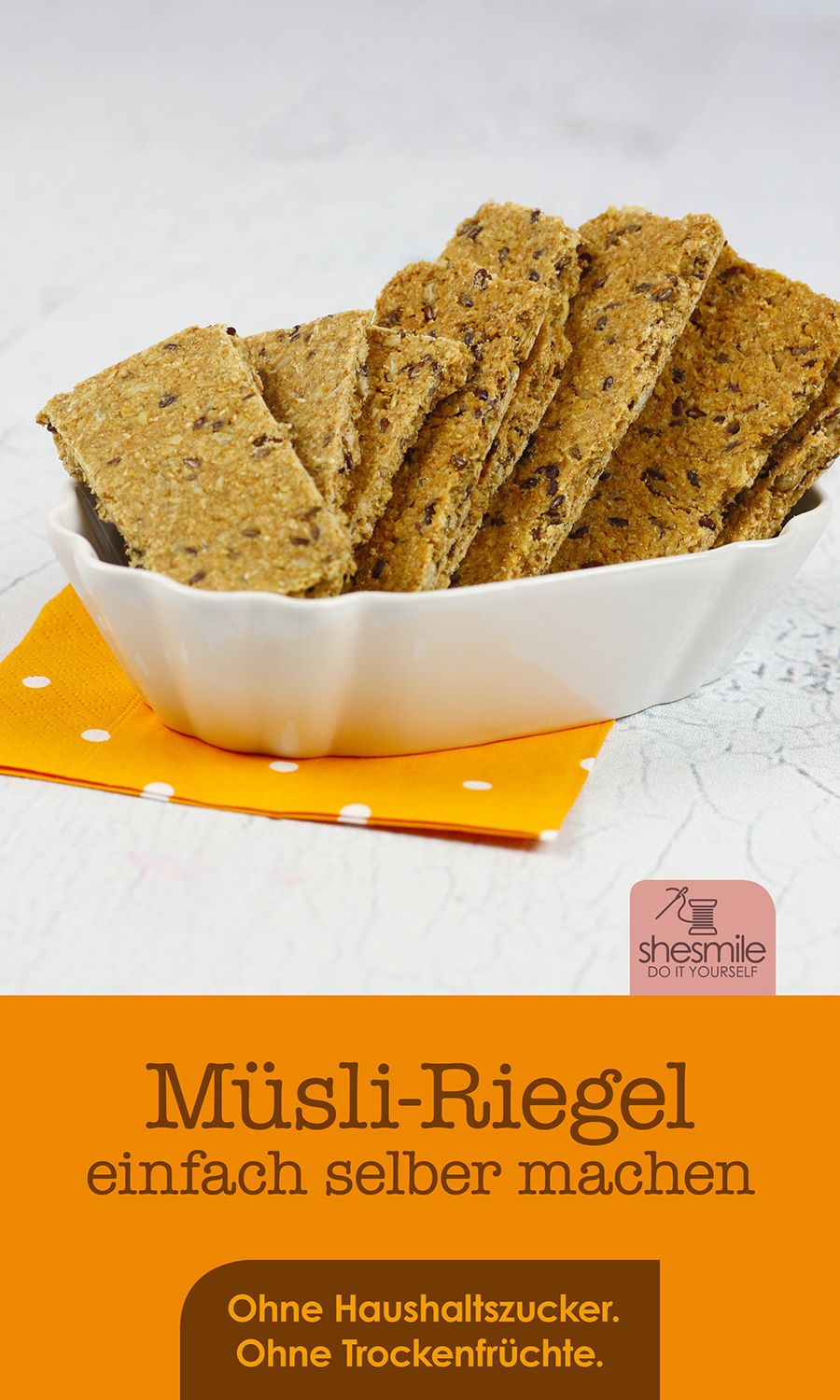 Müsliriegel selber machen - Lecker und ballaststoffreich (Rezept)