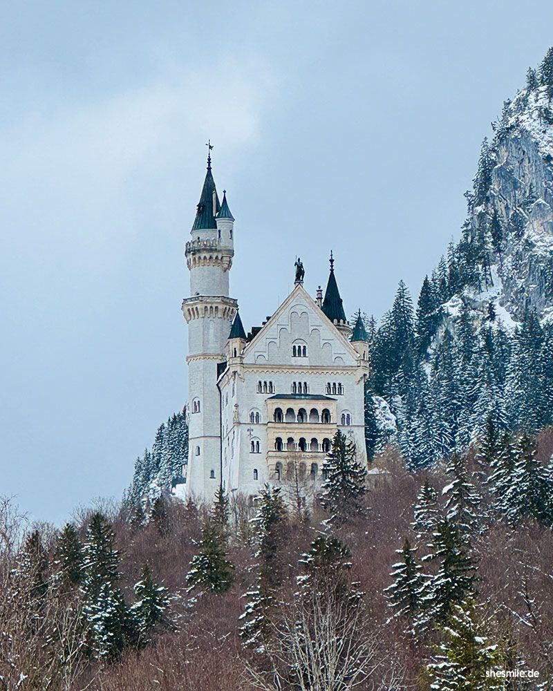 Schloss Neuschwanstein im Winter - Das Märchenschloss von König Ludwig II
