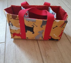 Toniebox-Tasche TanteTrage genäht von Manuela, Schnittmuster von shesmile DIY.