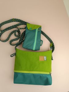 Handytasche Smartkram genäht von Grünblaumeliert, Schnittmuster und Nähanleitung von shesmile DIY