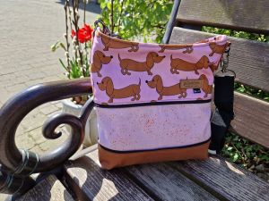 Handtasche ZipKram - Nähanleitung und Schnittmuster von shesmile DIY