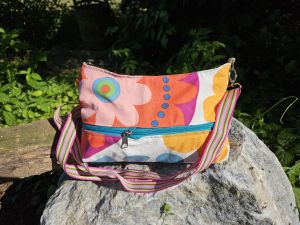 Handtasche ZipKram genäht von Karin Fochler, Schnittmuster von shesmile DIY.
