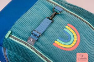 Ein Gurtband zur Befestigung von Jacken & Cappys am Rucksack nähen