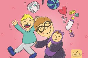 Hey! Supermom! (Ein Geschenk zur Babyparty)