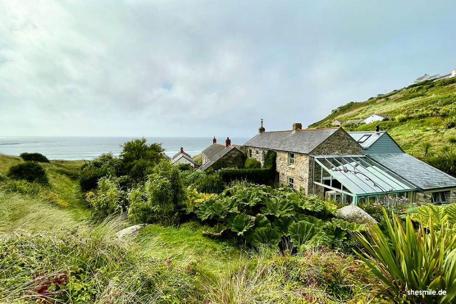Ein Stück vom Himmel. Eine Woche mit der Familie. Vellandreath Cornish Cottage Sennen. Ein Ferienhaus am Meer in Cornwall. Reisetagebuch shesmile Erlebnisse.