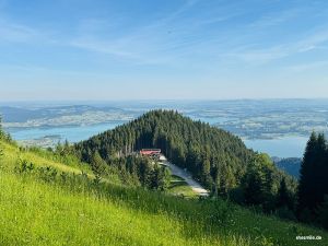 Rohrkopfhütte mit Forggensee und Bannwaldsee