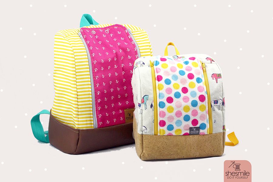 Rucksack "KlapPack" (Nähanleitung & Schnittmuster für 2 Größen)