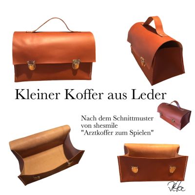 Herzlichen Dank für das Schnittmuster zu dem Arztkoffer. Ich habe mir ein Köfferchen aus Leder nach dem Schnittmuster genäht.