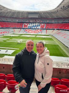 Blick von der Südkurve in die Allianz Arena