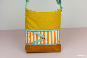 Handtasche ZipKram - Nähanleitung und Schnittmuster von shesmile DIY