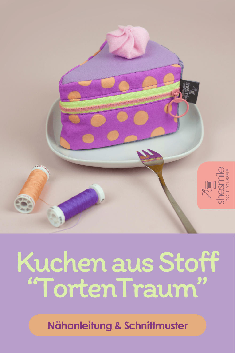 TortenTraum - Einen Kuchen aus Stoff zum 40. Geburtstag nähen