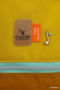 Handtasche ZipKram - Nähanleitung und Schnittmuster von shesmile DIY