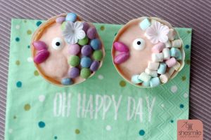 Fisch-Muffins und Fisch-Kuchen für die Taufe meiner Nichte