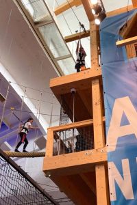 Flying Fox im Airtime Trampolinpark