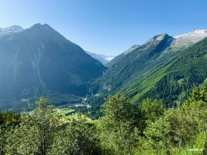Ausblick auf die Krimmler Wasserfälle