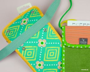 Taschenorganizer KittelKram als Gürteltasche oder Umhängetasche nähen