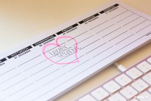 Kalender als Wochenplaner (Kostenlose PDF-Druckvorlage von shesmile)