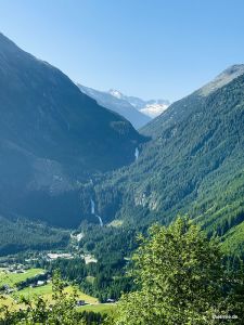 Ausblick auf die Krimmler Wasserfälle