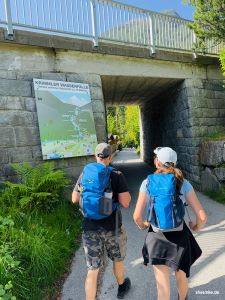 Unterführung zur den Krimmler Wasserfällen Wanderweg