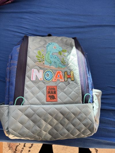 Ich habe den Kindergarten Rucksack für meinen Sohn selbst genäht 🥰 war ein sehr emotionales Projekt für mich! Und Noah war unglaublich stolz bzw. ist es immer noch!