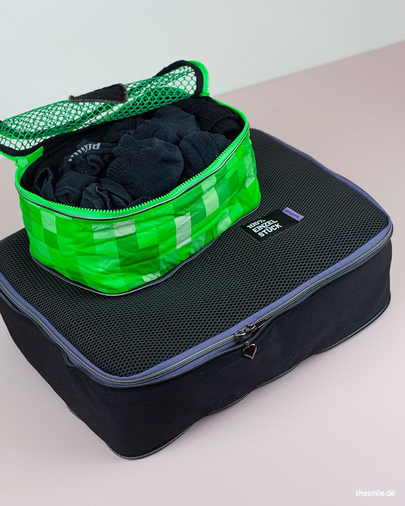 Kleidung ordentlich verpackt: XL-Packwürfel für die ganze Familie