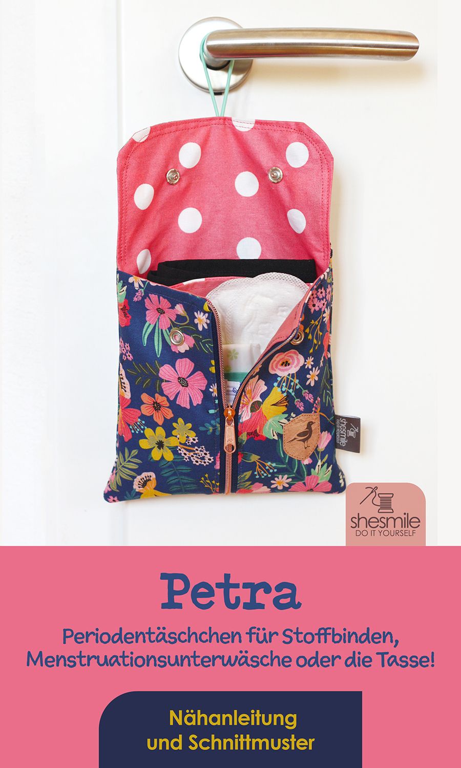 Periodentäschchen "Petra" (Nähanleitung & Schnittmuster)