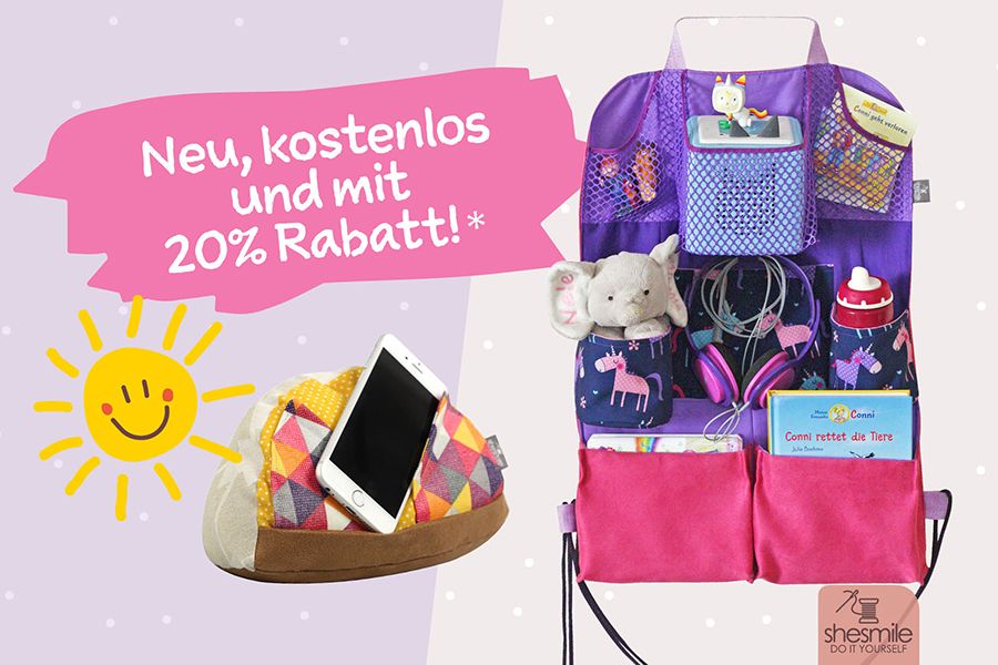Neu, kostenlos und mit 20% Rabatt - Aktionswoche von shesmile zum Ferienstart!
