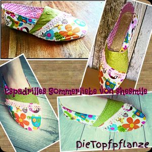 Espadrilles "Sommerliebe" (Kostenlose Nähanleitung mit Schnittmuster)