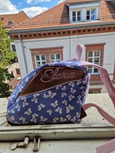 Schuhtasche SusiSkates genäht von @lillans_barnklaeder - Nähanleitung und Schnittmuster von shesmile DIY