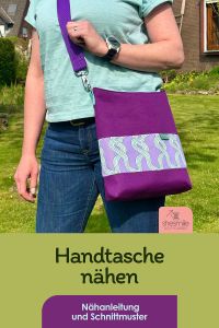 Handtasche ZipKram - Nähanleitung und Schnittmuster von shesmile