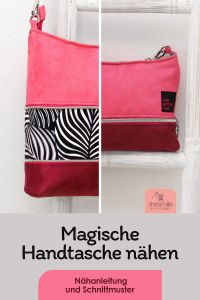 Handtasche ZipKram - Nähanleitung und Schnittmuster von shesmile