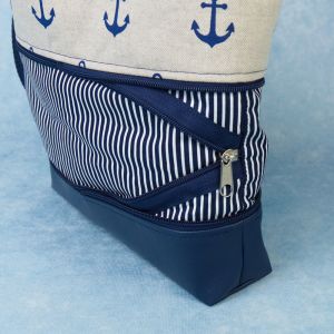 Handtasche ZipKram - Nähanleitung und Schnittmuster von shesmile DIY