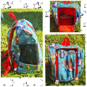 Rucksack KlapPack genäht von Sabina, Schnittmuster und Nähanleitung von shesmile DIY